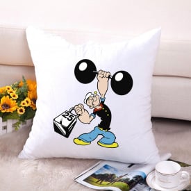 Подушка декоративная с принтом "Моряк Попай" Push IT Белый Кавун П000623
