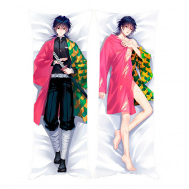 Подушка обнимашка дакимакура Дзэницу Агацума Клинок, рассекающий демонов 120x40см (21953) Bioworld