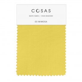 Шторы на кухню и комнату MIMOSA 2шт Cosas желтый 180х270 см