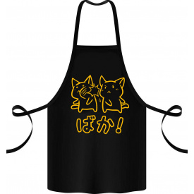 Фартук с принтом Арбуз Baka 68 см Черный