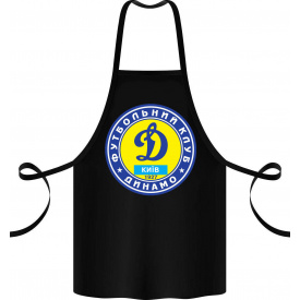 Фартук с принтом Арбуз Футбольный клуб Динамо 68 см Черный