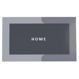 Влаговпитывающий коврик в ванную комнату RIAS Home прямоугольный 60х40 см Grey