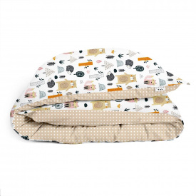 Детский пододеяльник Cosas FOREST Ранфорс 110х140 см Бежевый