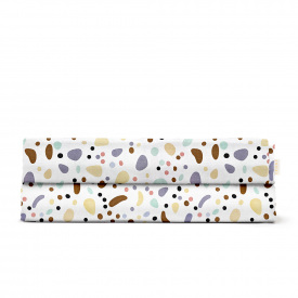 Простыня полуторная 155х240 см COLORFUL STONES Cosas Бежевый