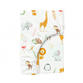Простынь на резинке 80х160 AFRICA ZOO Cosas желтый