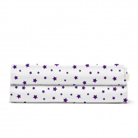 Простыня полуторная 155х240 см PURPLE STARS Cosas Фиолетовый
