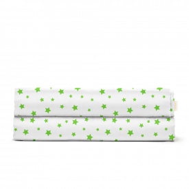 Евро простыня 220х240 см GREEN STARS Cosas Зеленый