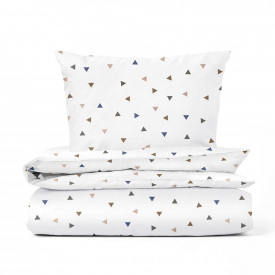 Подростковый комплект без простыни Cosas DELTA Ранфорс 155х215 см Белый
