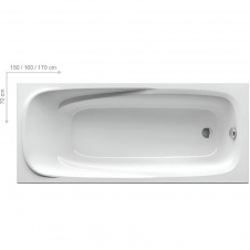 Ванна прямоугольная RAVAK VANDA II 170x70 белая (1C 79513)