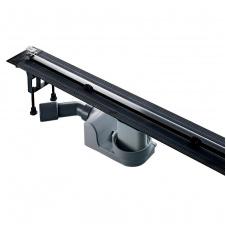 Трап сливной VIEGA ADVANTIX VARIO 300х1200 горизонтальная и вставка Visign SR1 матовая