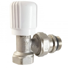 Кран радиаторный VALOGIN 1/2" V&amp;amp G ручной регулировки угловой (ТР-00023795) Васильків