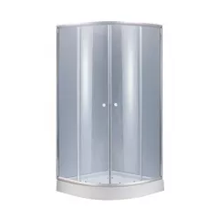Душевая кабина Lidz Latwa SC90x90.SAT.LOW.GR стекло тонированное 4мм + поддон Lidz Kapielka ST90x90х15 Миколаїв