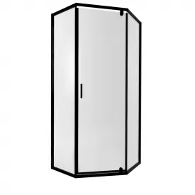 Душевая кабина Qtap Scorpio BLA10995-AC6 пятиугольная 90х90 см, стекло 6 мм Clear, CalcLess, без поддона