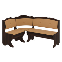 Кухонний куточок GourmetGrove-1 (шкірзам, кава + горіх, 150х110 см) Ивано-Франковск