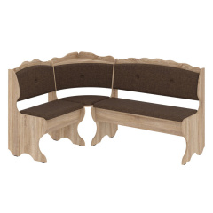 Кухонний куточок GourmetGrove-1 (тканина, савана браун + сонома, 150х110 см) Нововолинськ