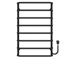 Полотенцесушитель электрический Стандарт П8 500х800 Deffi Черный EF16 (D.SS.80.50.8.E.B.R.5)