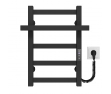 Полотенцесушитель электрический Nicolе П5 400х500 Deffi Черный JD04 (A.NI.50.40.5.E.B.R.2)