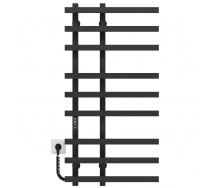 Полотенцесушитель электрический Atena П9 150х1000 Deffi Черный JD04 (A.AT.100.15.9.E.B.L.2)
