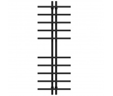 Полотенцесушитель водяной Gray П10 60х1450 Deffi Черный (A.GY.145.6.10.B.A)
