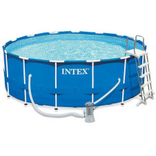 Фото - Бассейн каркасный круглый Intex 457x122 см Синий (28242) Бассейн каркасный круглый Intex 457x122 см Синий (28242)