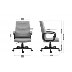 Кресло офисное Mark Adler Boss 2.5 Grey Київ