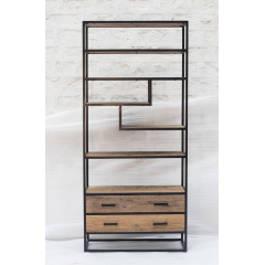 Стеллаж для хранения в стиле LOFT Черный (NS-1791) Мукачево