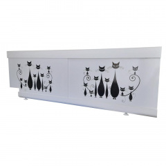 Экран под ванну The MIX Cats 130 см Белый Київ
