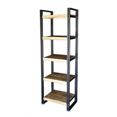 Стеллаж для хранения в стиле LOFT Черный (NS-1884) Дніпро