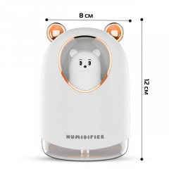 Увлажнитель воздуха Humidifier A205 Bear с RGB подсветкой 300ml White (3_02605) Черкаси