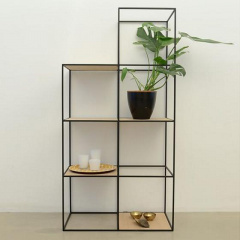 Стеллаж для хранения в стиле LOFT Черный (NS-1736) Луцк