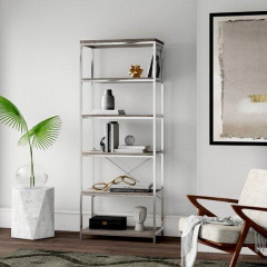 Стеллаж для хранения в стиле LOFT Белый (NS-1818) Бровары