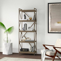 Стеллаж для хранения в стиле LOFT Серый (NS-1830) Рівне