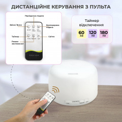Увлажнитель воздуха SBT group 500 мл с LED-подсветкой на 2 цвета и пультом Киев