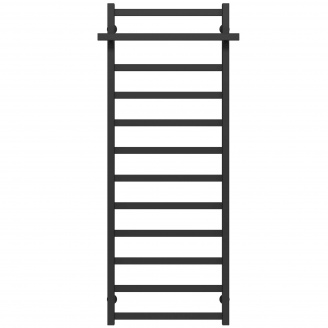 Полотенцесушитель водяной Nicolе П12 500х1400 Deffi Черный (A.NI.140.50.12.B.C)