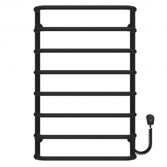 Полотенцесушитель электрический Стандарт П8 500х800 Deffi Черный EF16 (D.SS.80.50.8.E.B.R.5)