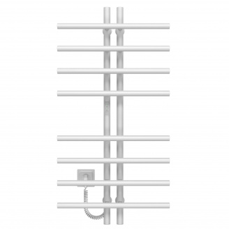 Полотенцесушитель электрический Gray П8 60х1000 Deffi Белый WD03 (A.GY.100.6.8.E.W.L.3)