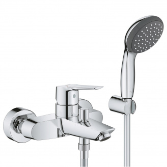 Смеситель Для Ванны Grohe Quickfix Start 23413002 С Душевым Гарнитуром