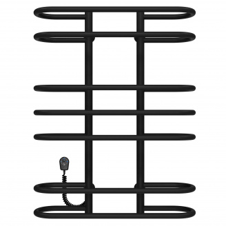 Полотенцесушитель электрический Британика П7 600х800 Deffi Черный EF16 (C.BR.80.60.7.E.B.L.5)