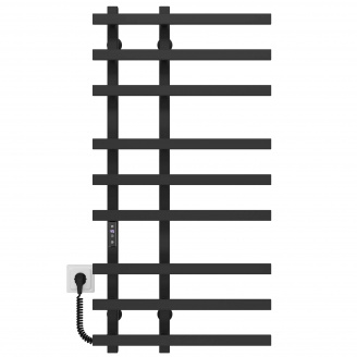 Полотенцесушитель электрический Atena П9 150х1000 Deffi Черный JD04 (A.AT.100.15.9.E.B.L.2)
