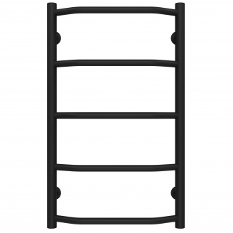 Полотенцесушитель водяной Трапеция П5 400х700 Deffi Черный (C.TR.70.40.5.B.B)