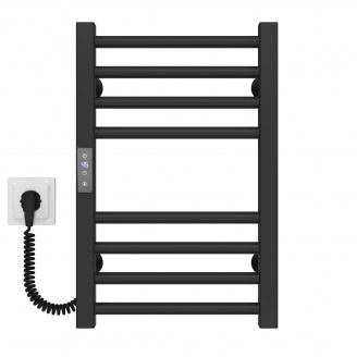 Полотенцесушитель электрический Lima П8 300х500 Deffi Черный JD04 (A.LI.50.30.8.E.B.L.2)