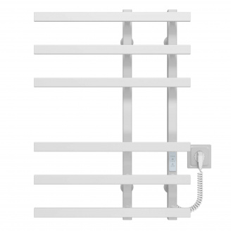 Полотенцесушитель электрический Atena П6 150х700 Deffi Белый WD04 (A.AT.70.15.6.E.W.R.4)