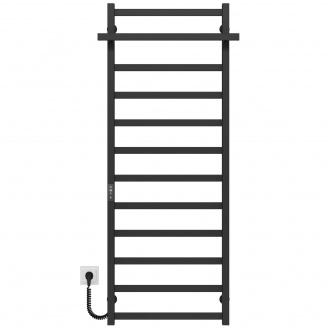 Полотенцесушитель электрический Nicolе П12 500х1400 Deffi Черный JD04 (A.NI.140.50.12.E.B.L.2)