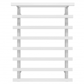 Полотенцесушитель водяной Agata П8 400x800 Deffi Белый (A.AG.80.40.8.W.C)