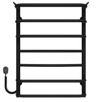 Полотенцесушитель электрический Юность П7 400х700 Deffi Черный EF16 (C.YU.70.40.7.E.B.L.5)