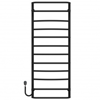Полотенцесушитель электрический Аквамикс П12 500х1300 Deffi Черный EF16 (C.AM.130.50.12.E.B.L.5)
