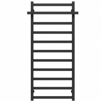 Полотенцесушитель водяной Nicolе П11 500х1200 Deffi Черный (A.NI.120.50.11.B.B)