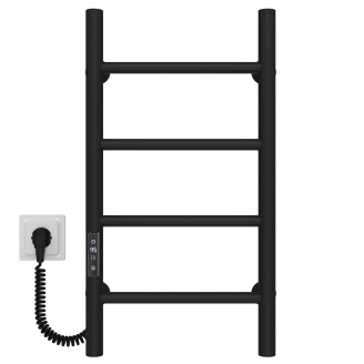Полотенцесушитель электрический Орион П4 300х600 Deffi Черный JD03 (C.OR.60.30.4.E.B.L.1)