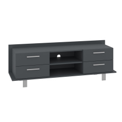 Тумба для TV Portio (140х40х48 см, антрацит) Токмак