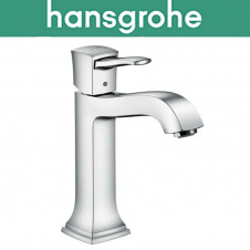 Смеситель Hansgrohe (art 31302000) для раковины однорычажный с сливным гарнитуром, Metropol Classic 160, Хром